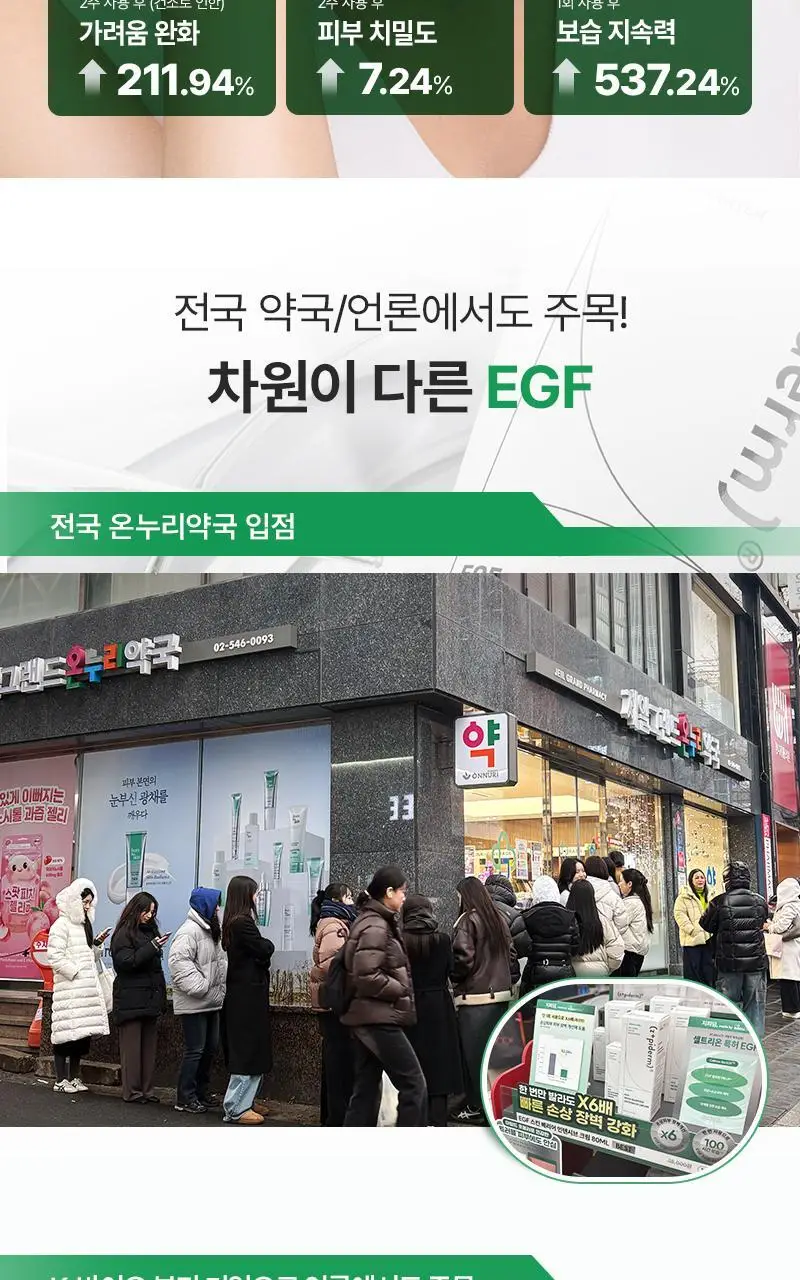 [장벽탄력/트러블] 지피덤 셀트리온EGF 스킨베리어 인텐시브 크림 80ml 기획 (+크림15ml+앰플1ml*3ea) 상세페이지 13